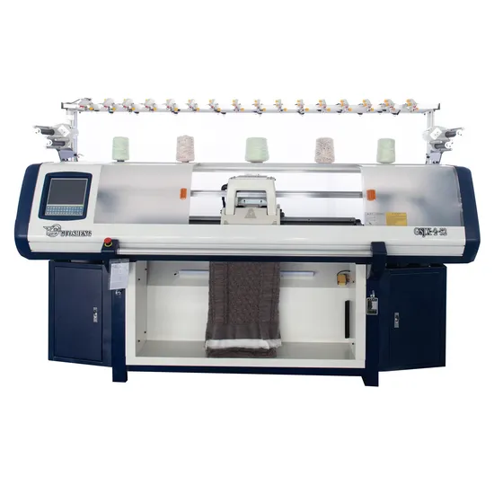 Polyester Jersey Automatic Flat Knitting Machine Computerized Machinery Manufacturer