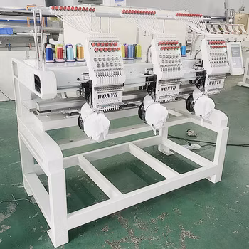 Máquina de bordar computadorizada industrial com logotipo personalizado de fábrica na China