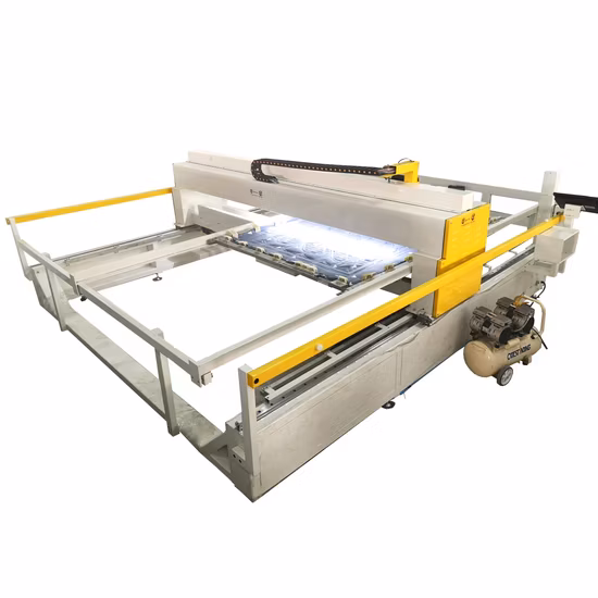 Máquina estofando de agulha única totalmente automática para fazer couro